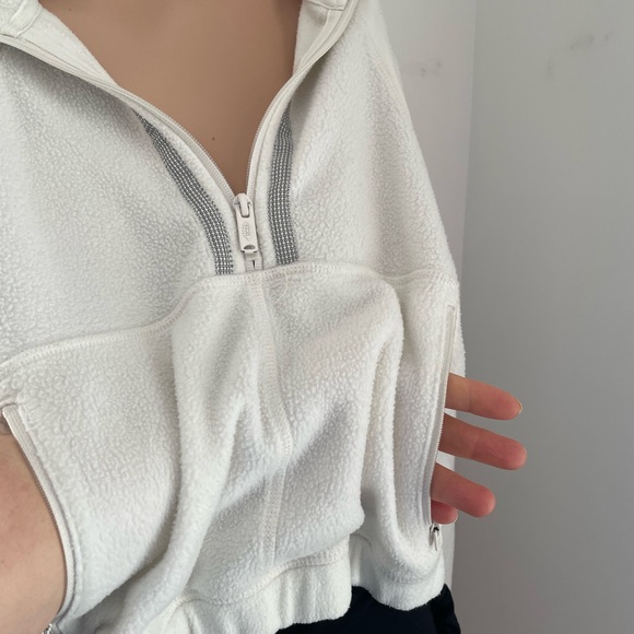 23”PTP Free People Movement fleece 1/2zip sweater sweatshirt top - Picture 4 of 9